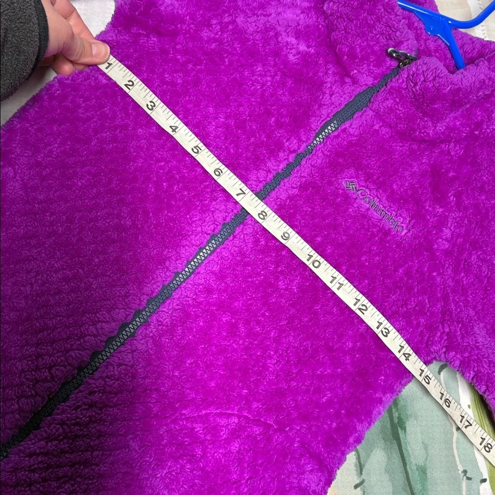 Columbia Vibrant Purple Fleece Jacket medium